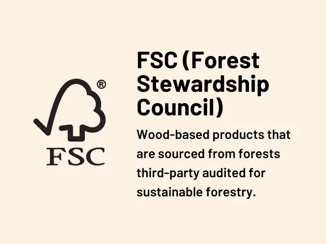 FSC Forest Stewardship Council certification